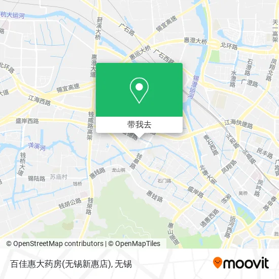 百佳惠大药房(无锡新惠店)地图
