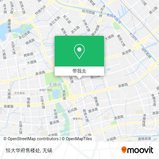 恒大华府售楼处地图