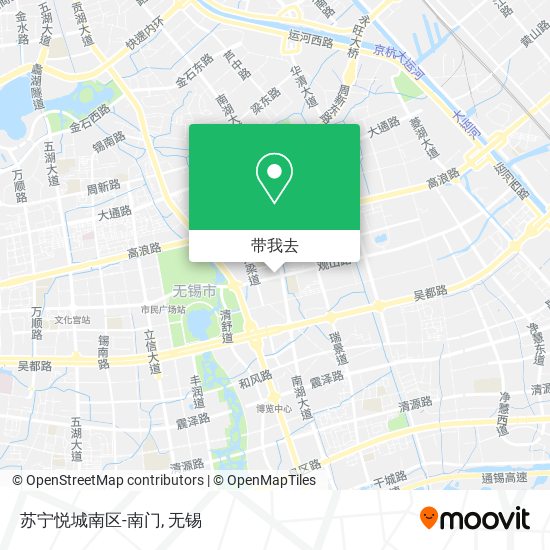苏宁悦城南区-南门地图