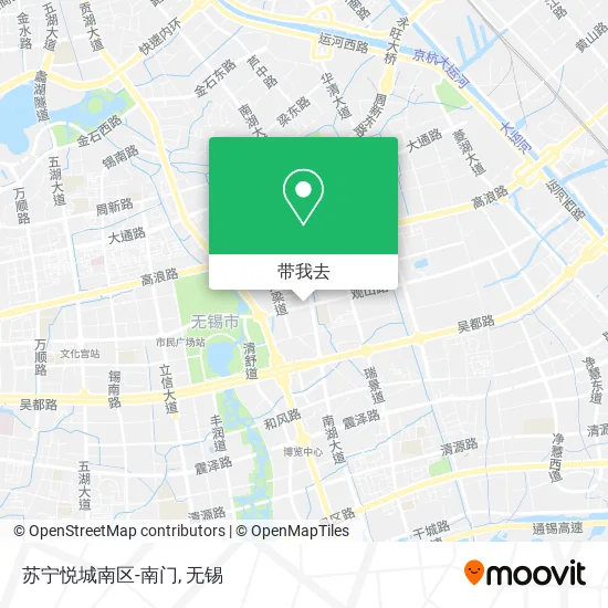 苏宁悦城南区-南门地图