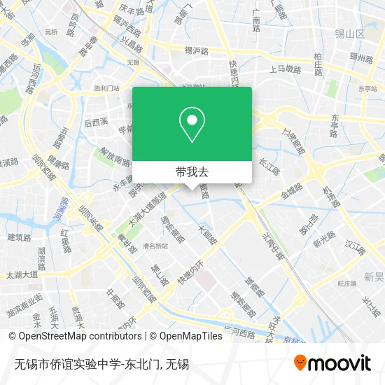 无锡市侨谊实验中学-东北门地图