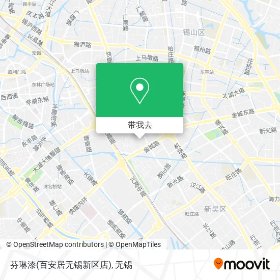 芬琳漆(百安居无锡新区店)地图