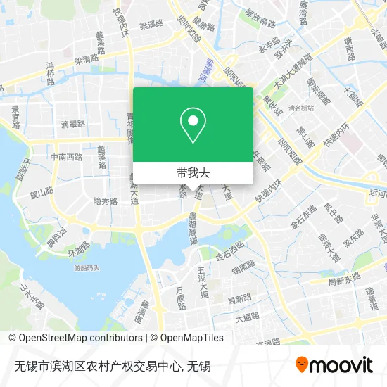 无锡市滨湖区农村产权交易中心地图