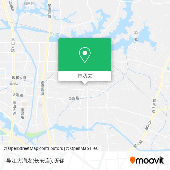 吴江大润发(长安店)地图
