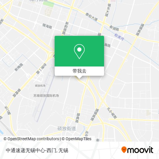 中通速递无锡中心-西门地图