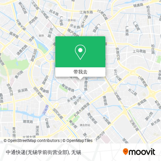 中通快递(无锡学前街营业部)地图