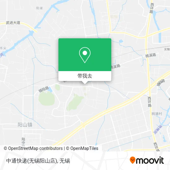 中通快递(无锡阳山店)地图