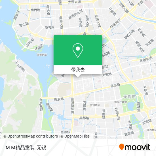 M M精品童装地图
