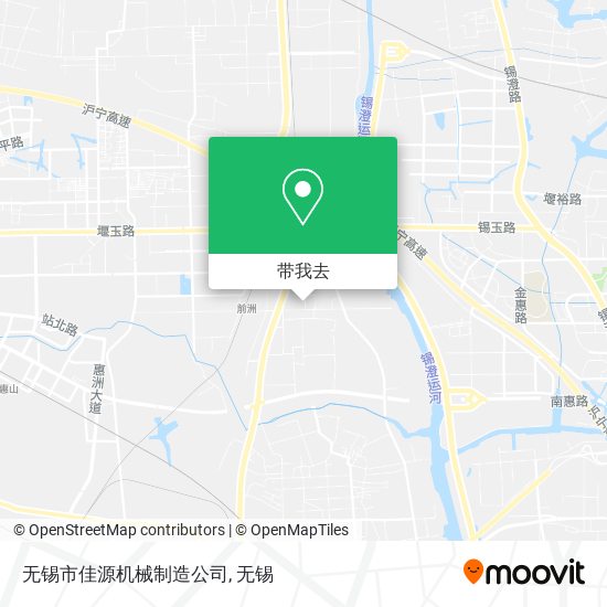 无锡市佳源机械制造公司地图