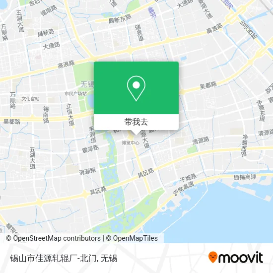 锡山市佳源轧辊厂-北门地图
