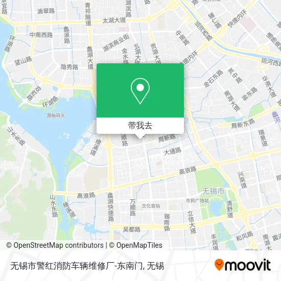 无锡市警红消防车辆维修厂-东南门地图