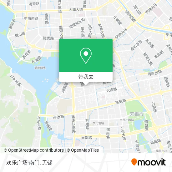 欢乐广场-南门地图