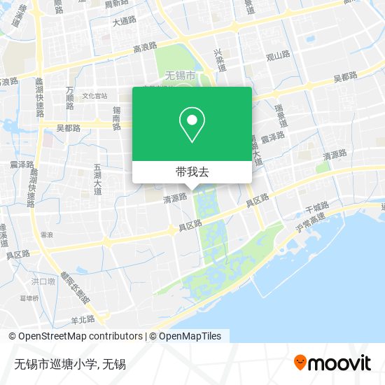 无锡市巡塘小学地图