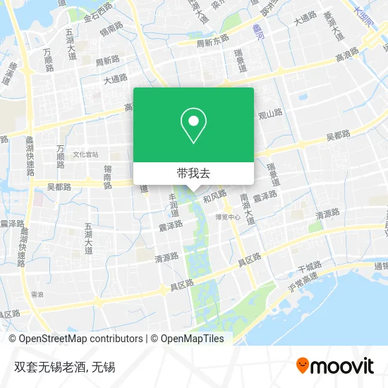 双套无锡老酒地图