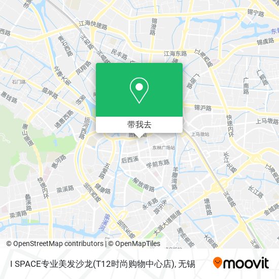 I SPACE专业美发沙龙(T12时尚购物中心店)地图