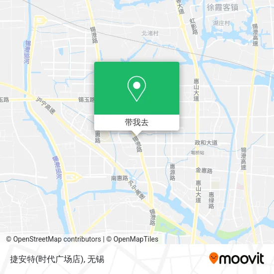捷安特(时代广场店)地图