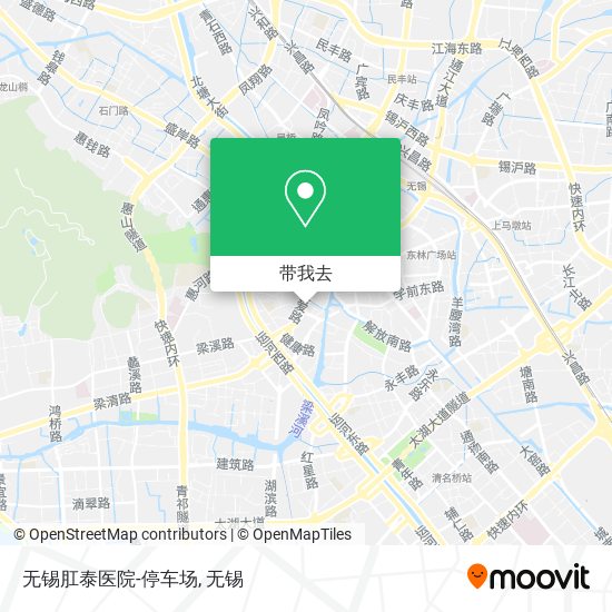 无锡肛泰医院-停车场地图
