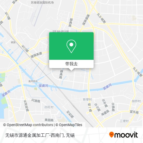 无锡市源通金属加工厂-西南门地图
