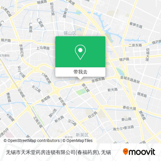 无锡市天禾堂药房连锁有限公司(春福药房)地图