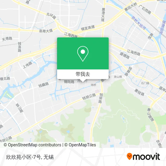 欣欣苑小区-7号地图