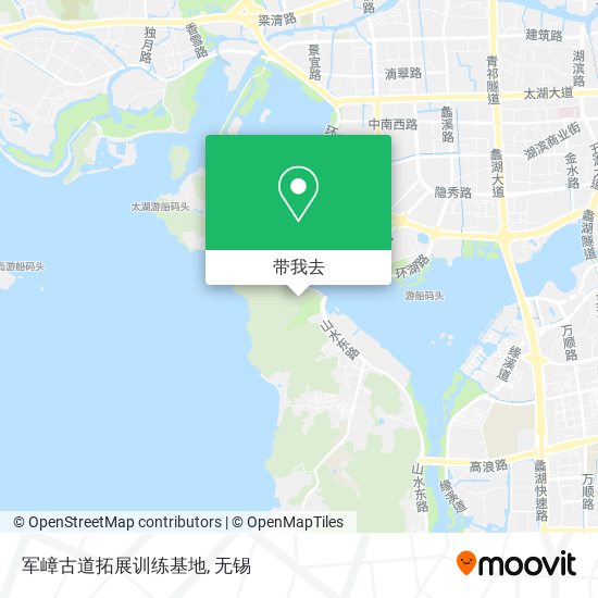 军嶂古道拓展训练基地地图