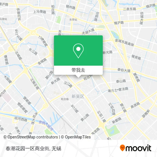 春潮花园一区商业街地图
