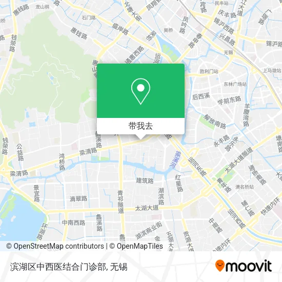 滨湖区中西医结合门诊部地图