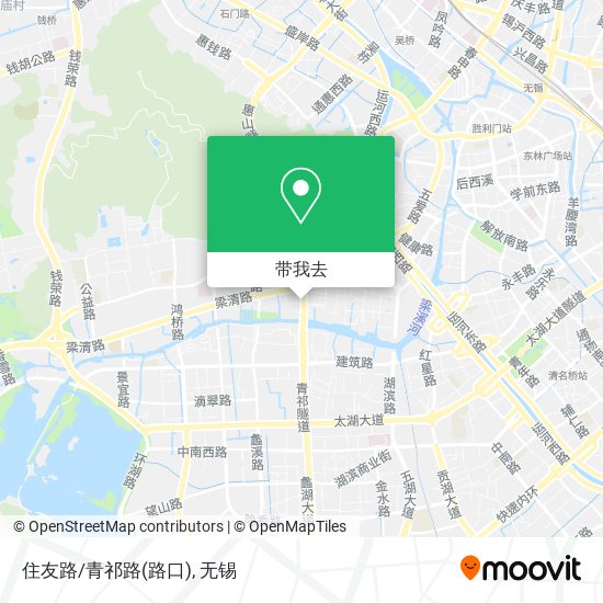住友路/青祁路(路口)地图