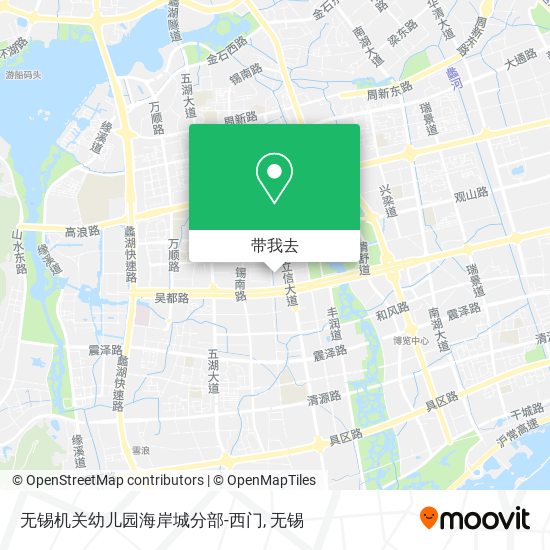 无锡机关幼儿园海岸城分部-西门地图