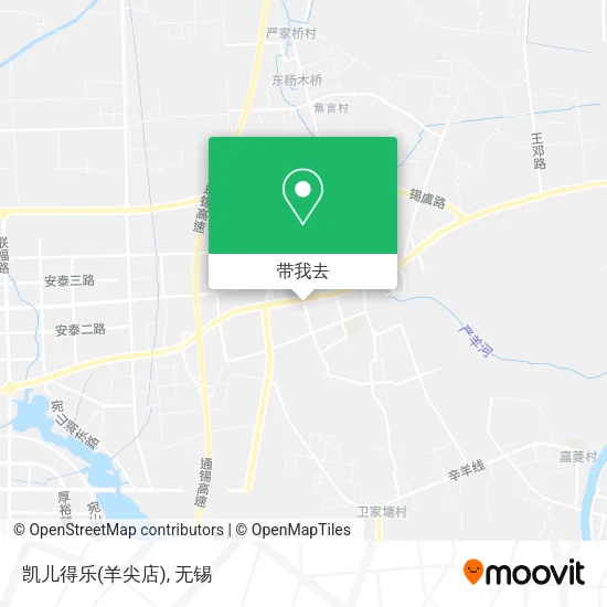 凯儿得乐(羊尖店)地图