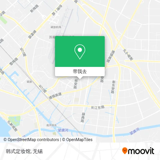 韩式定妆馆地图