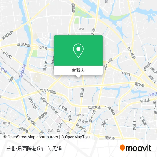 任巷/后西陈巷(路口)地图