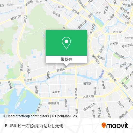BIUBIU匕一右(滨湖万达店)地图