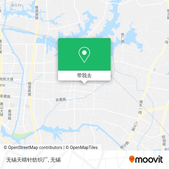 无锡天晴针纺织厂地图