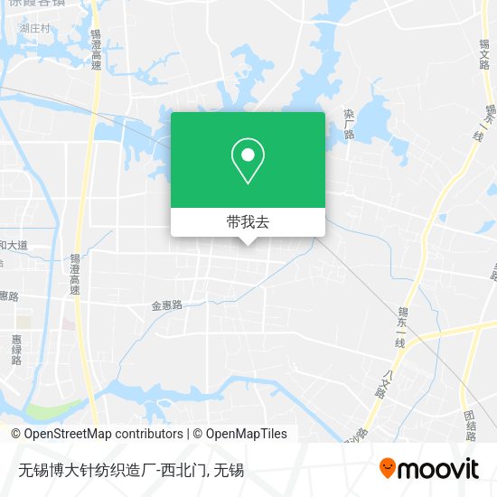 无锡博大针纺织造厂-西北门地图