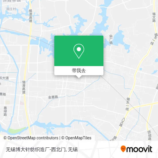 无锡博大针纺织造厂-西北门地图