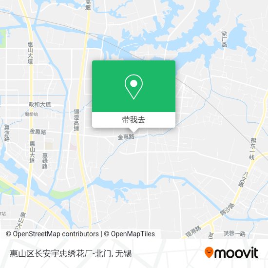 惠山区长安宇忠绣花厂-北门地图