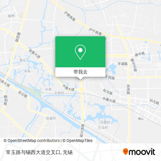 常玉路与锡西大道交叉口地图