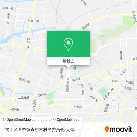锡山区查桥镇查桥村村民委员会地图