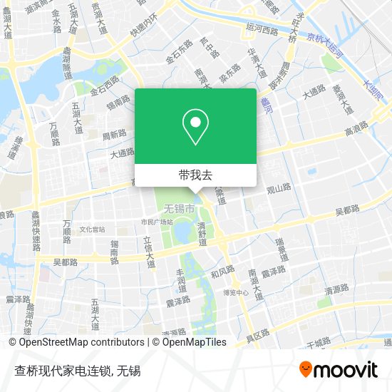 查桥现代家电连锁地图