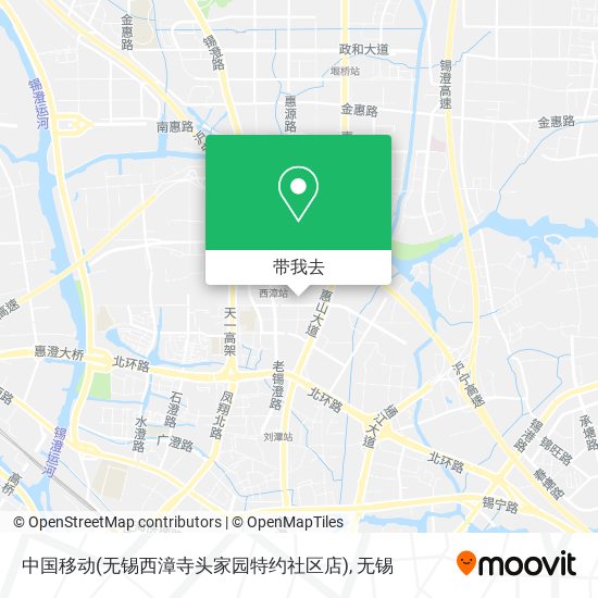 中国移动(无锡西漳寺头家园特约社区店)地图