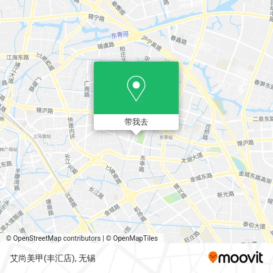 艾尚美甲(丰汇店)地图