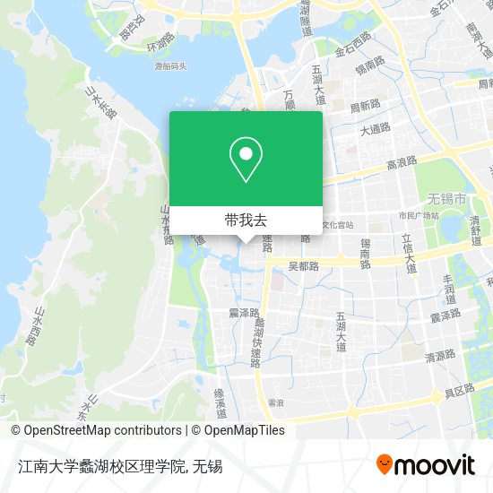 江南大学蠡湖校区理学院地图