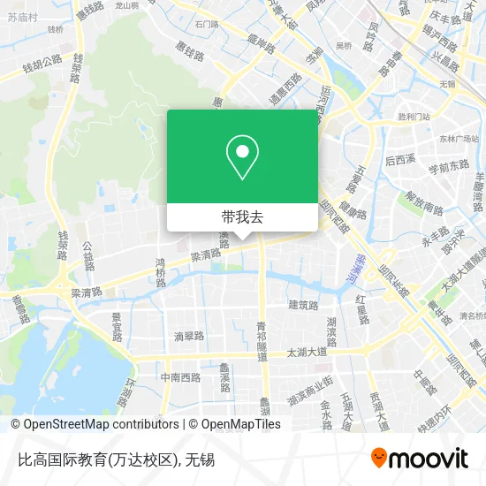 比高国际教育(万达校区)地图