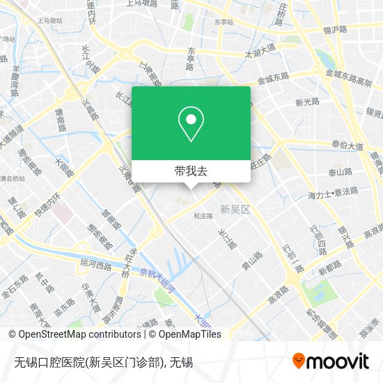 无锡口腔医院(新吴区门诊部)地图