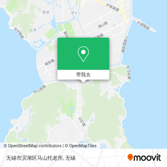 无锡市滨湖区马山托老所地图