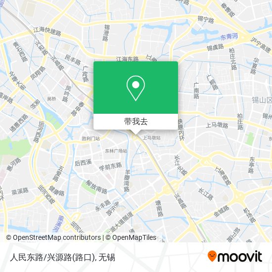 人民东路/兴源路(路口)地图