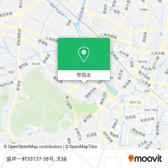 盛岸一村33137-38号地图