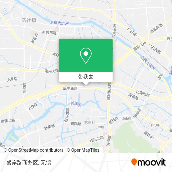 盛岸路商务区地图