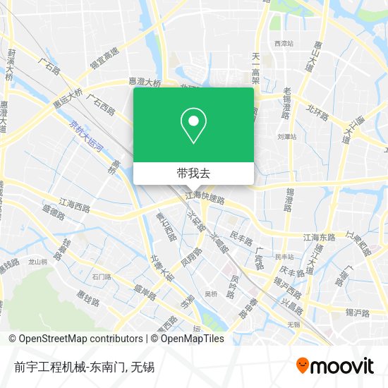 前宇工程机械-东南门地图
